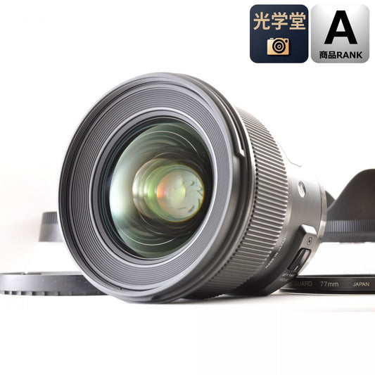 【中古】Sigma 24mm f/1.4 DG HSM Art ニコンFマウント用 フード付 単焦点 カメラレンズ 交換レンズ シグマ
