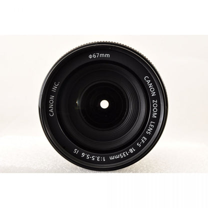 【中古】Canon EOS 70D EF-S 18-135mm F3.5-5.6 IS USM 20.2MP ズームレンズ セット 一眼レフ デジタルカメラ キヤノン
