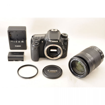 【中古】Canon EOS 70D EF-S 18-135mm F3.5-5.6 IS USM 20.2MP ズームレンズ セット 一眼レフ デジタルカメラ キヤノン