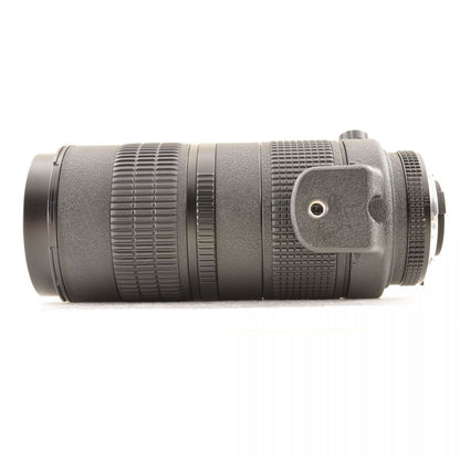 【中古】Nikon AF Micro 70-180mm f/4.5-5.6D ED マクロ ズーム カメラレンズ 交換レンズ フード付 ニコン