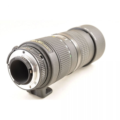 【中古】Nikon AF Micro 70-180mm f/4.5-5.6D ED マクロ ズーム カメラレンズ 交換レンズ フード付 ニコン