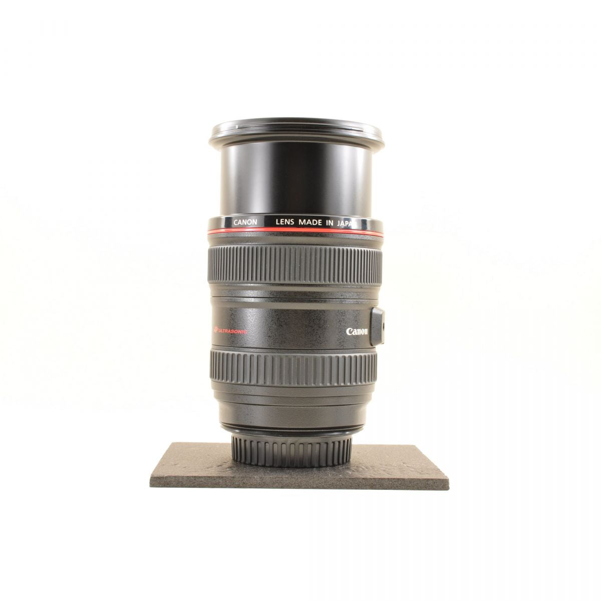 【中古】Canon EF 24-105mm f/4L IS USM ズーム カメラレンズ 交換レンズ フード付 キヤノン