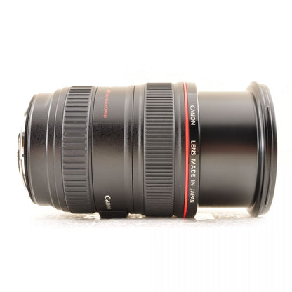 【中古】Canon EF 24-105mm f/4L IS USM ズーム カメラレンズ 交換レンズ フード付 キヤノン
