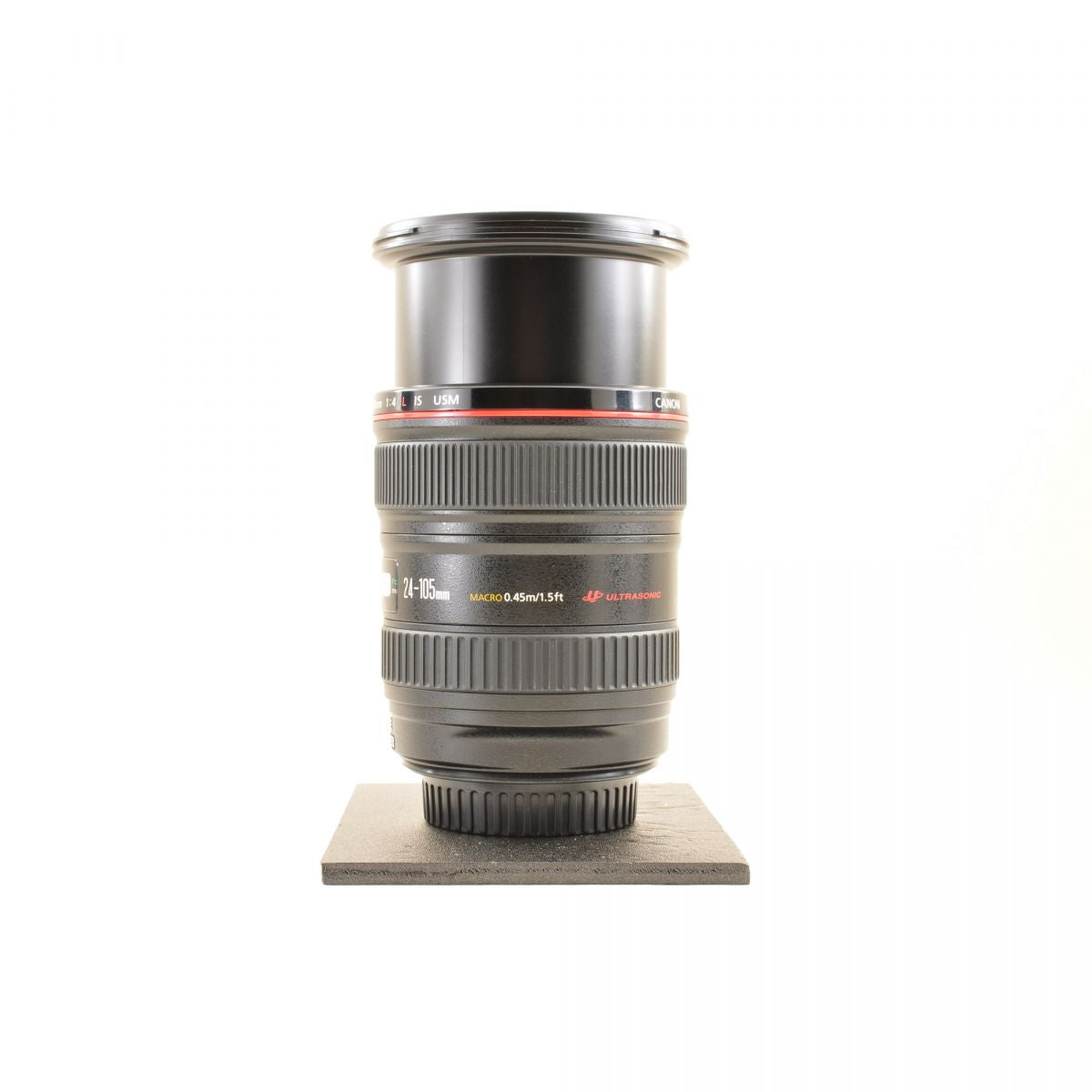【中古】Canon EF 24-105mm f/4L IS USM ズーム カメラレンズ 交換レンズ フード付 キヤノン