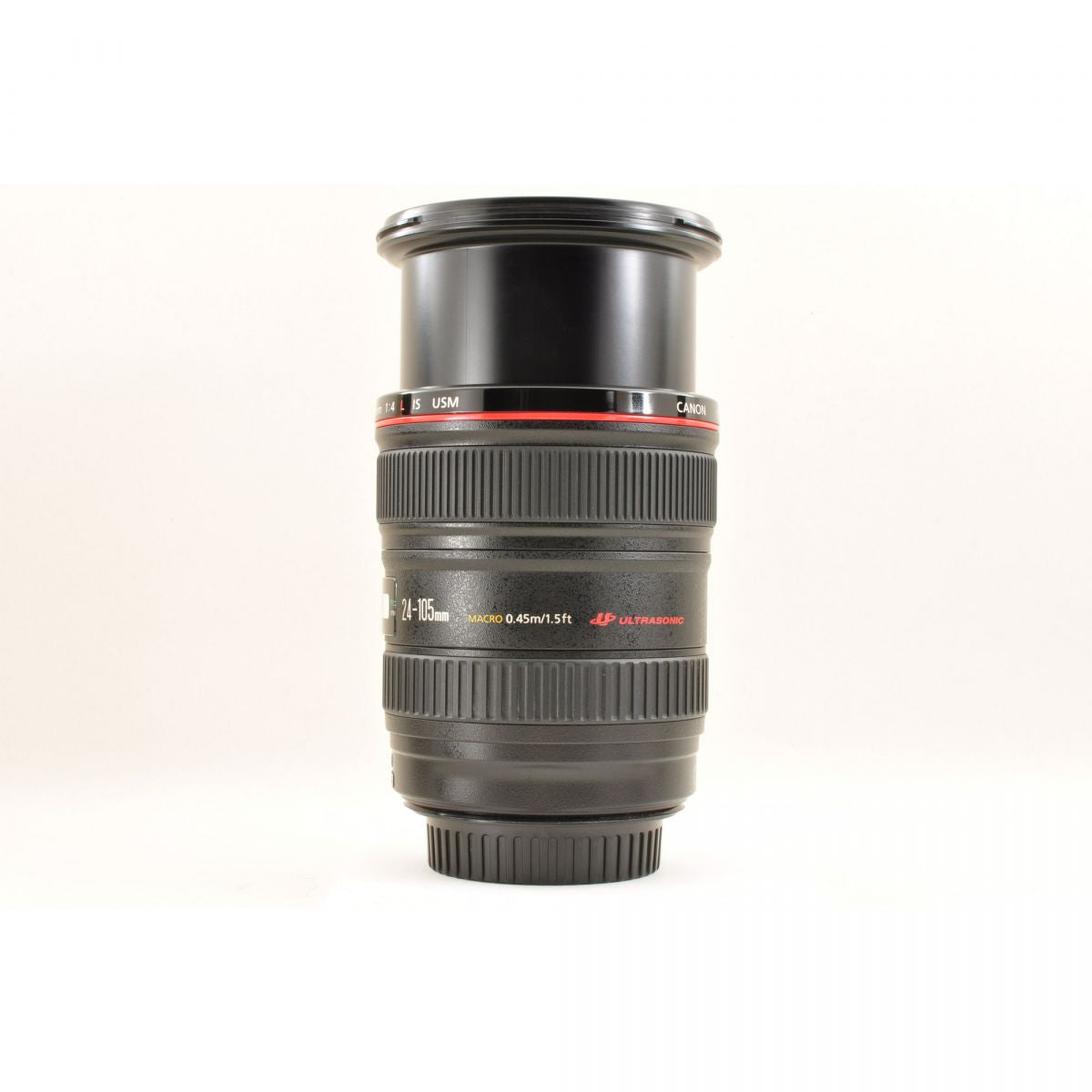 【中古】Canon EF 24-105mm f/4L IS USM ズーム カメラレンズ 交換レンズ フード付 キヤノン