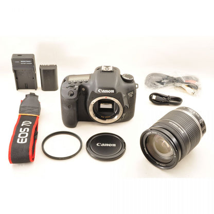 【中古】Canon EOS 7D EF-S 18-200mm f/3.5-5.6 IS 18.0MP ズームレンズ セット 一眼レフ デジタルカメラ キヤノン