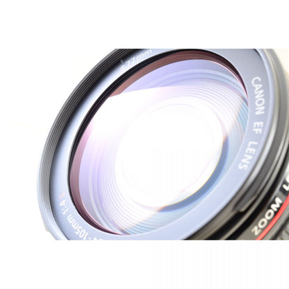 【中古】Canon EF 24-105mm f/4L IS USM ズーム カメラレンズ 交換レンズ フード付 キヤノン