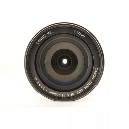【中古】Canon EOS 7D EF-S 18-200mm f/3.5-5.6 IS 18.0MP ブラック 一眼レフ キヤノン