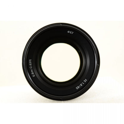 【中古】Sony FE 85mm f/1.8 単焦点 カメラレンズ 交換レンズ フード 元箱付 ソニー