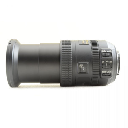 【中古】Nikon AF-S DX NIKKOR 18-200mm f/3.5-5.6G ED VR II 高倍率ズームレンズ フード付 ニコン