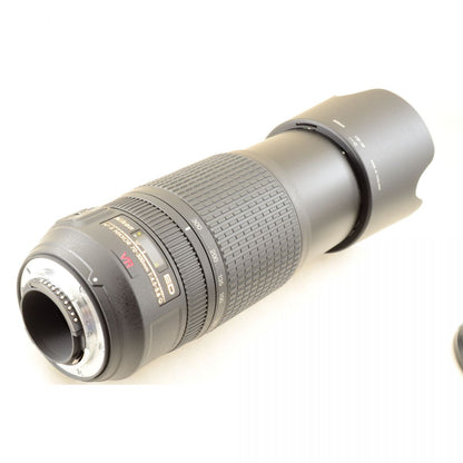 【中古】Nikon AF-S 70-300mm f/4.5-5.6G ED VR 望遠ズームレンズ フード付 ニコン