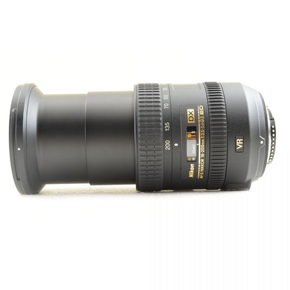 【中古】Nikon AF-S DX NIKKOR 18-200mm f/3.5-5.6G ED VR II 高倍率ズームレンズ フード付 ニコン
