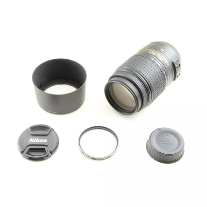 【中古】Nikon AF-S DX 55-300mm f4.5-5.6G ED VR フード 望遠 ズーム カメラレンズ 交換レンズ ニコン