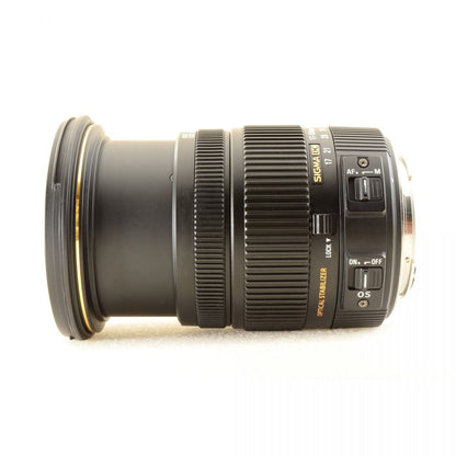 【中古】SIGMA 17-50mm F2.8 EX DC OS HSM キヤノンEFマウント用 元箱 ケース付 シグマ