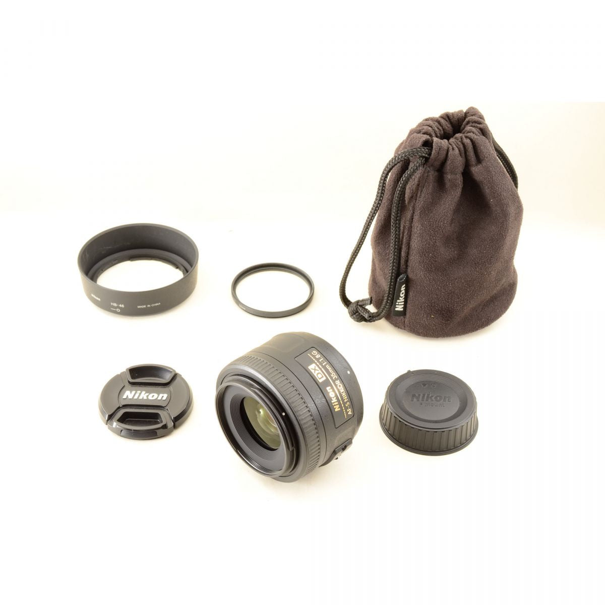 【中古】Nikon AF-S DX 35mm f1.8G フード 単焦点 カメラレンズ 交換レンズ ニコン