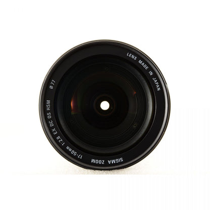 【中古】SIGMA 17-50mm F2.8 EX DC OS HSM キヤノンEFマウント用 元箱 ケース付 シグマ