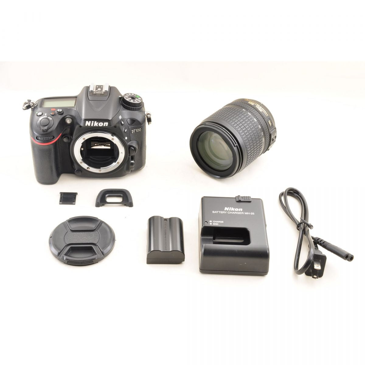 【中古】Nikon D7100 DX 18-105mm f/3.5-5.6G 一眼レフ デジタルカメラ ニコン