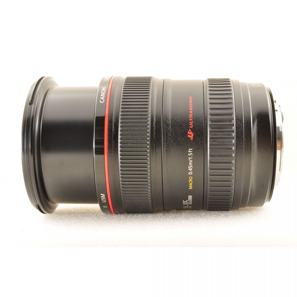 【中古】Canon EF 24-105mm f/4L IS USM ズーム カメラレンズ 交換レンズ フード付 キヤノン