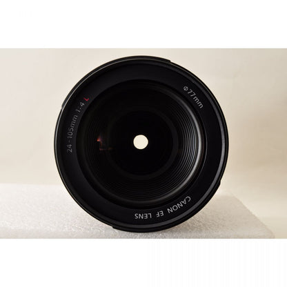 【中古】Canon EF 24-105mm f/4L IS USM ズーム カメラレンズ 交換レンズ フード付 キヤノン