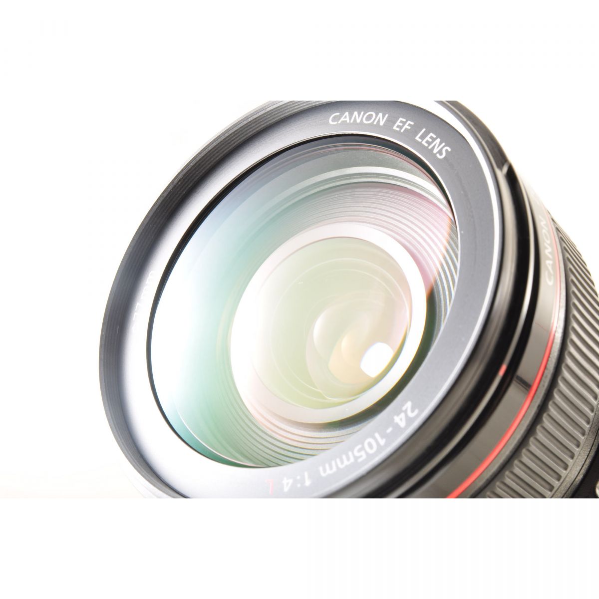 【中古】Canon EF 24-105mm f/4L IS USM ズーム カメラレンズ 交換レンズ フード付 キヤノン
