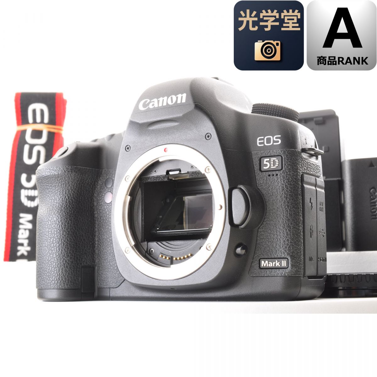 【中古】Canon EOS 5D Mark II 21.1MP フルサイズ 一眼レフ デジタルカメラ キヤノン