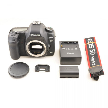 【中古】Canon EOS 5D Mark II 21.1MP フルサイズ 一眼レフ デジタルカメラ キヤノン