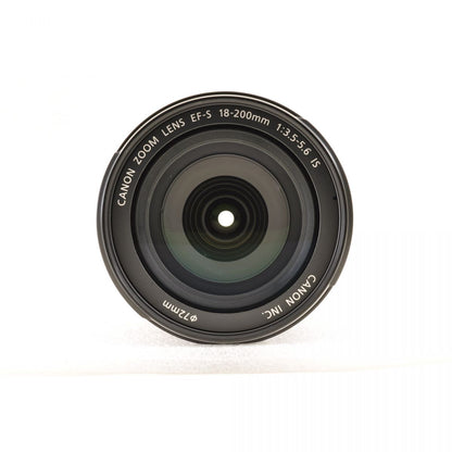【中古】Canon EOS 7D EF-S 18-200mm f/3.5-5.6 IS 18.0MP ブラック 一眼レフ キヤノン