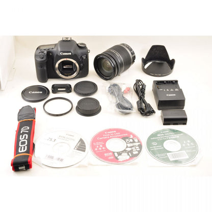 【中古】Canon EOS 7D EF-S 18-200mm f/3.5-5.6 IS 18.0MP ブラック 一眼レフ キヤノン