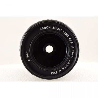 【中古】Canon EOS Kiss X7 18-55mm 55-250mm 一眼レフ デジタルカメラ キヤノン