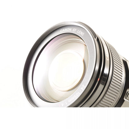 【中古】Canon EF 24-105mm f/4L IS USM ズーム カメラレンズ 交換レンズ フード付 キヤノン