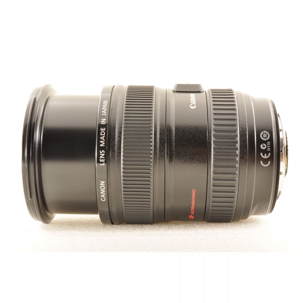 【中古】Canon EF 24-105mm f/4L IS USM ズーム カメラレンズ 交換レンズ フード付 キヤノン