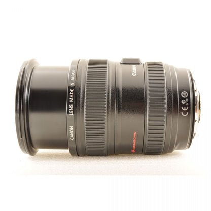 【中古】Canon EF 24-105mm f/4L IS USM ズーム カメラレンズ 交換レンズ フード付 キヤノン