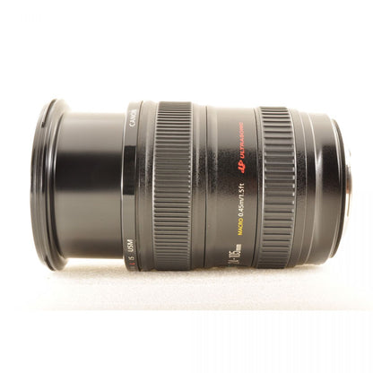 【中古】Canon EF 24-105mm f/4L IS USM ズーム カメラレンズ 交換レンズ フード付 キヤノン