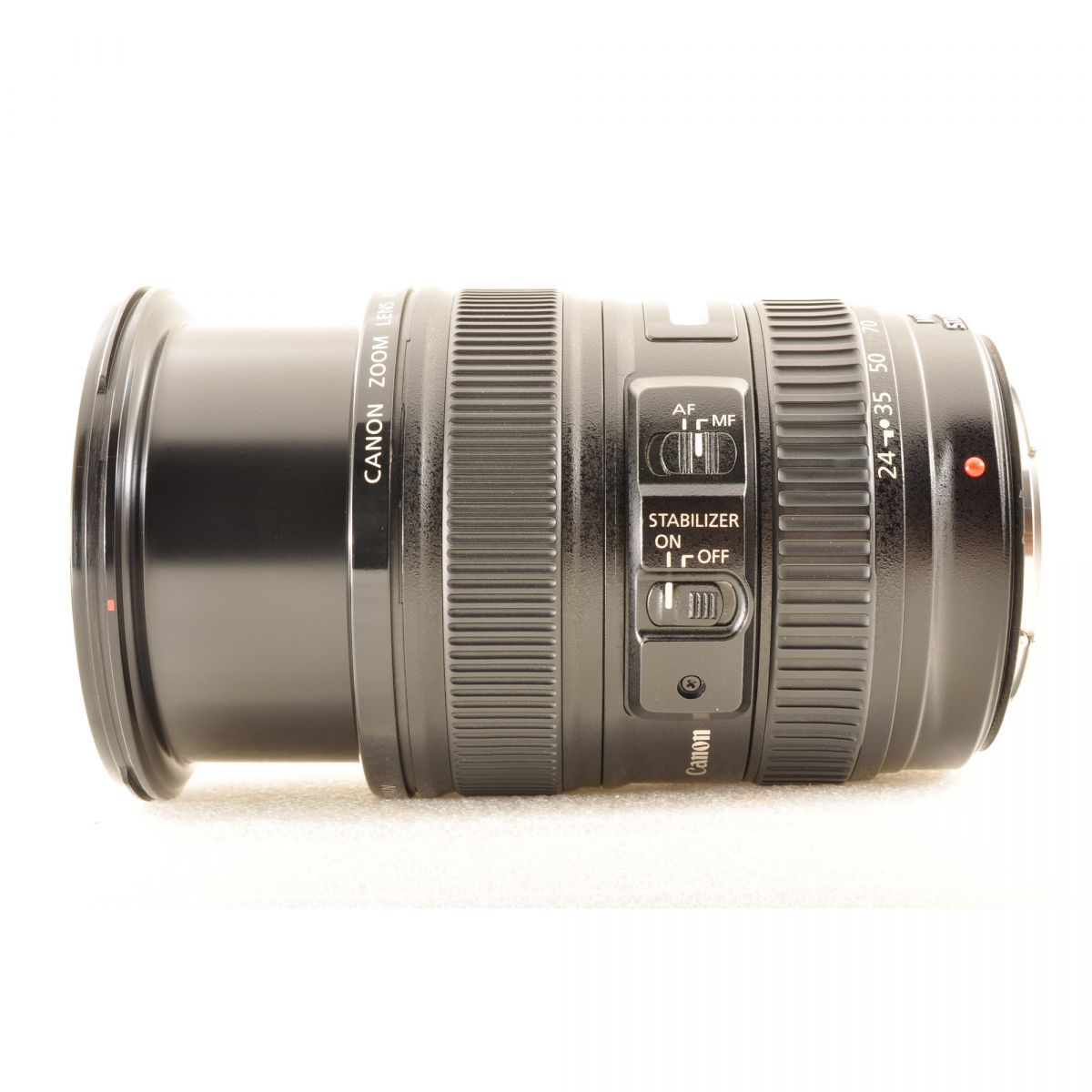 【中古】Canon EF 24-105mm f/4L IS USM ズーム カメラレンズ 交換レンズ フード付 キヤノン