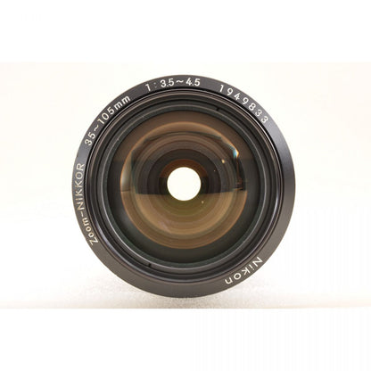 【中古】Nikon New FM2 後期型 ブラック Ai-s 35-105mm f/3.5-4.5 一眼レフ フィルムカメラ ニコン