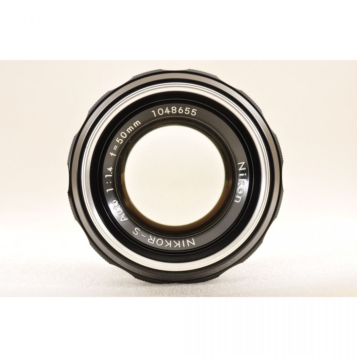【中古】Nikon F アイレベル シルバー フィルムカメラ NIKKOR-S Auto 50mm f/1.4 非Ai レンズ ケース付 ニコン