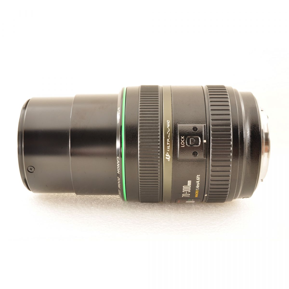 【中古】Canon EF 70-300mm f4.5-5.6 DO IS USM 望遠ズームレンズ フード付 キヤノン