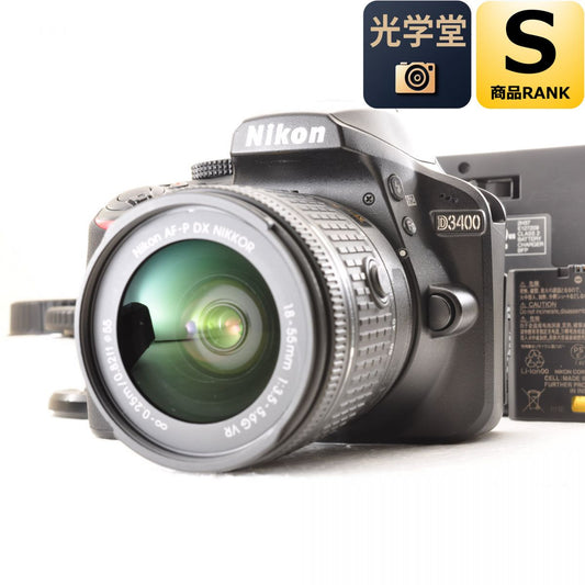 【中古】Nikon D3400 デジタルカメラ AF-S 18-55mm VR レンズキット デジタルカメラ ニコン
