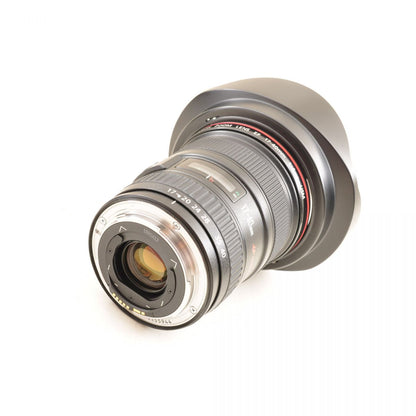 【中古】Canon EF 17-40mm f4 L USM 広角ズームレンズ フード付 キヤノン