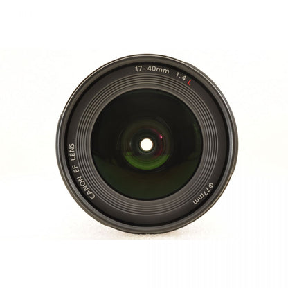 【中古】Canon EF 17-40mm f4 L USM 広角ズームレンズ フード付 キヤノン