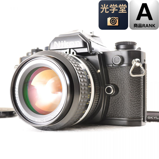 【中古】Nikon FM ブラック フィルムカメラ Ai NIKKOR 50mm f/1.4 レンズセット ニコン