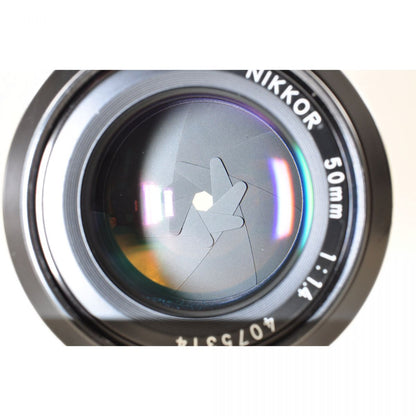 【中古】Nikon FM ブラック フィルムカメラ Ai NIKKOR 50mm f/1.4 レンズセット ニコン