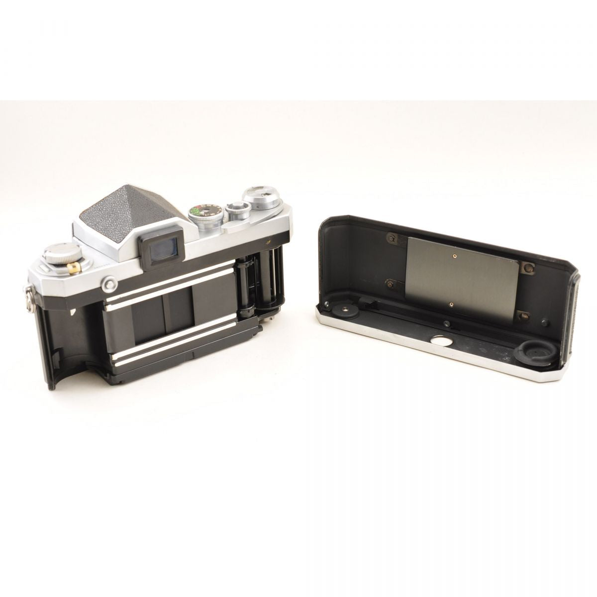 【中古】Nikon F アイレベル シルバー フィルムカメラ NIKKOR-H Auto 50mm f/2 非Ai レンズ ニコン