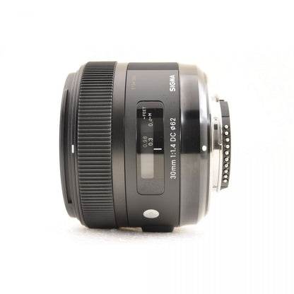 【中古】SIGMA 30mm F1.4 DC HSM Art 単焦点 カメラレンズ 交換レンズ ニコン用 シグマ