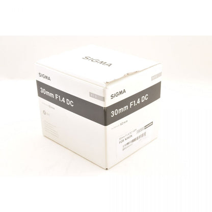 【中古】SIGMA 30mm F1.4 DC HSM Art 単焦点 カメラレンズ 交換レンズ ニコン用 シグマ
