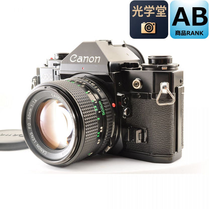 【中古】Canon A-1 ブラック 一眼レフ フィルムカメラ New FD 50mm f1.4 キヤノン