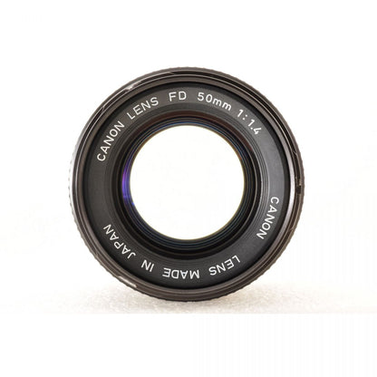 【中古】Canon A-1 ブラック 一眼レフ フィルムカメラ New FD 50mm f1.4 キヤノン