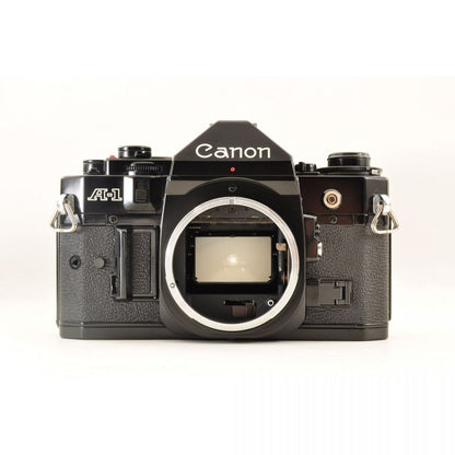 【中古】Canon A-1 ブラック 一眼レフ フィルムカメラ New FD 50mm f1.4 キヤノン