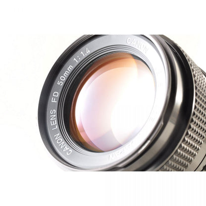 【中古】Canon A-1 ブラック 一眼レフ フィルムカメラ New FD 50mm f1.4 キヤノン