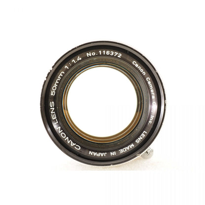 【中古】Canon 50mm f/1.4 LTM L39 単焦点 カメラレンズ 交換レンズ キヤノン